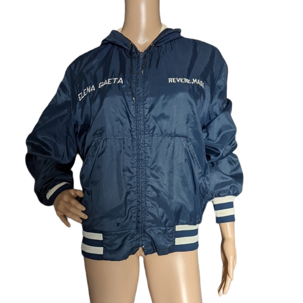 Vintage 60s Brooks Brothers Letterman Track Varsity Windbreaker Jacket - Picture 1 of 10